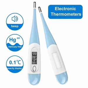 Termómetro digital para fiebre con punta flexible para Bebé y Adultos