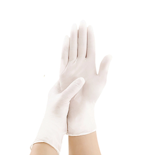 Guantes de examen de látex desechables 9' sin polvo