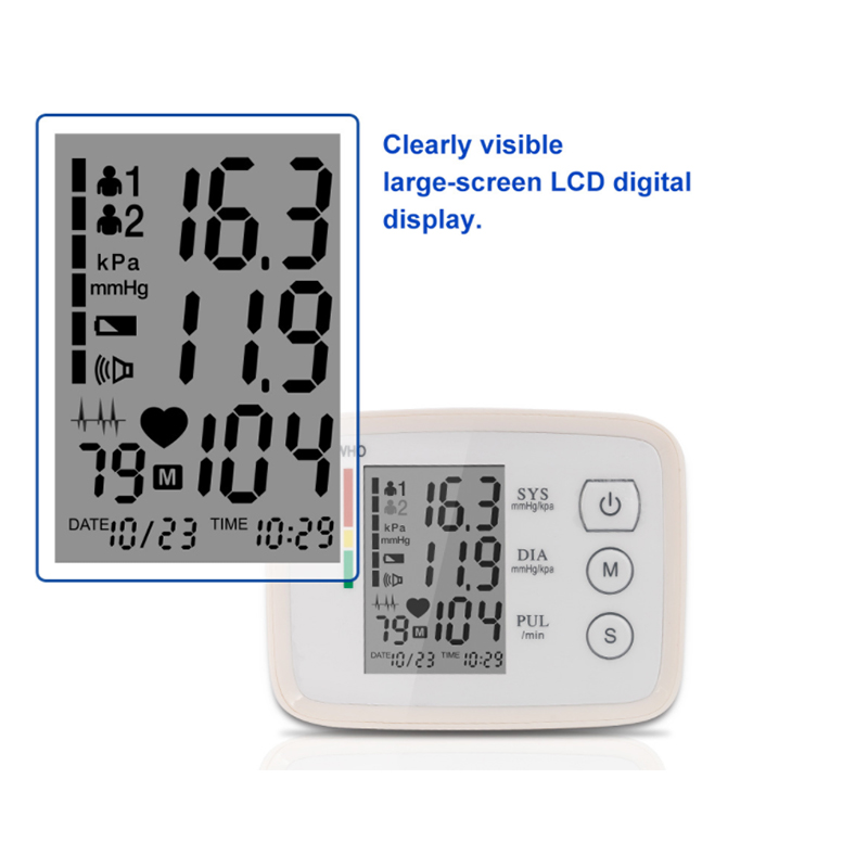 Monitor de presión arterial de brazo digital