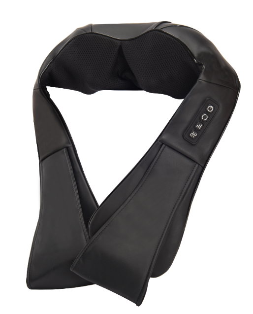 Nuevo Control de botón inteligente 3D estimular amasado humano calefacción Shiatsu masajeador de cuello Cervical eléctrico masajeador de espalda y hombros