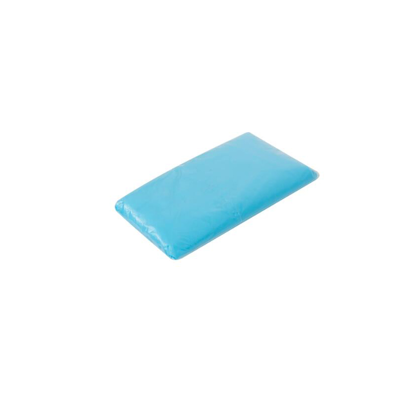  Bata de aislamiento impermeable de plástico desechable, bata CPE con manga larga y presilla para el pulgar